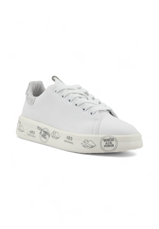 PREMIATA Sneaker Donna White BELLE-6712 - Sandrini Calzature e Abbigliamento