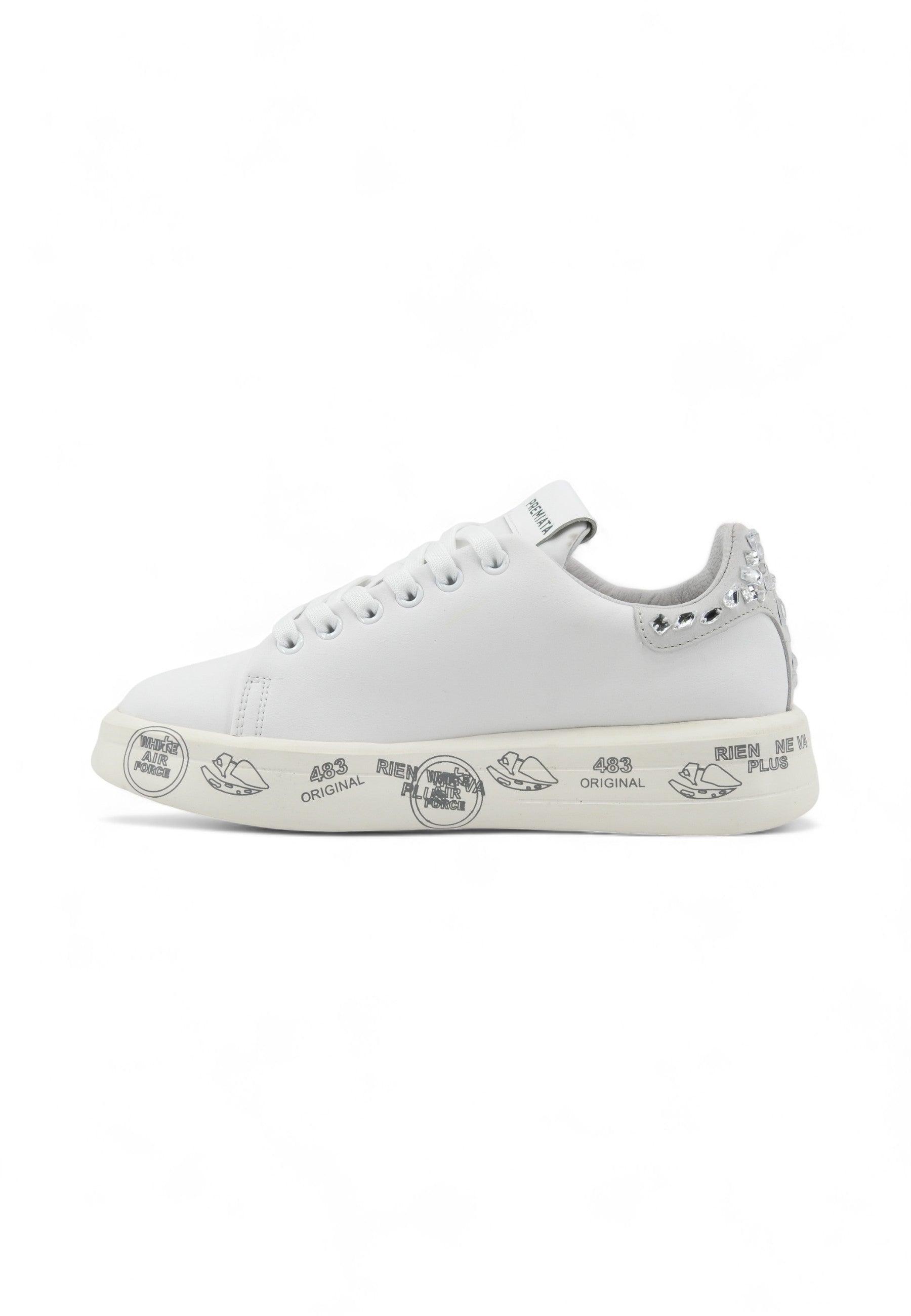 PREMIATA Sneaker Donna White BELLE-6712 - Sandrini Calzature e Abbigliamento