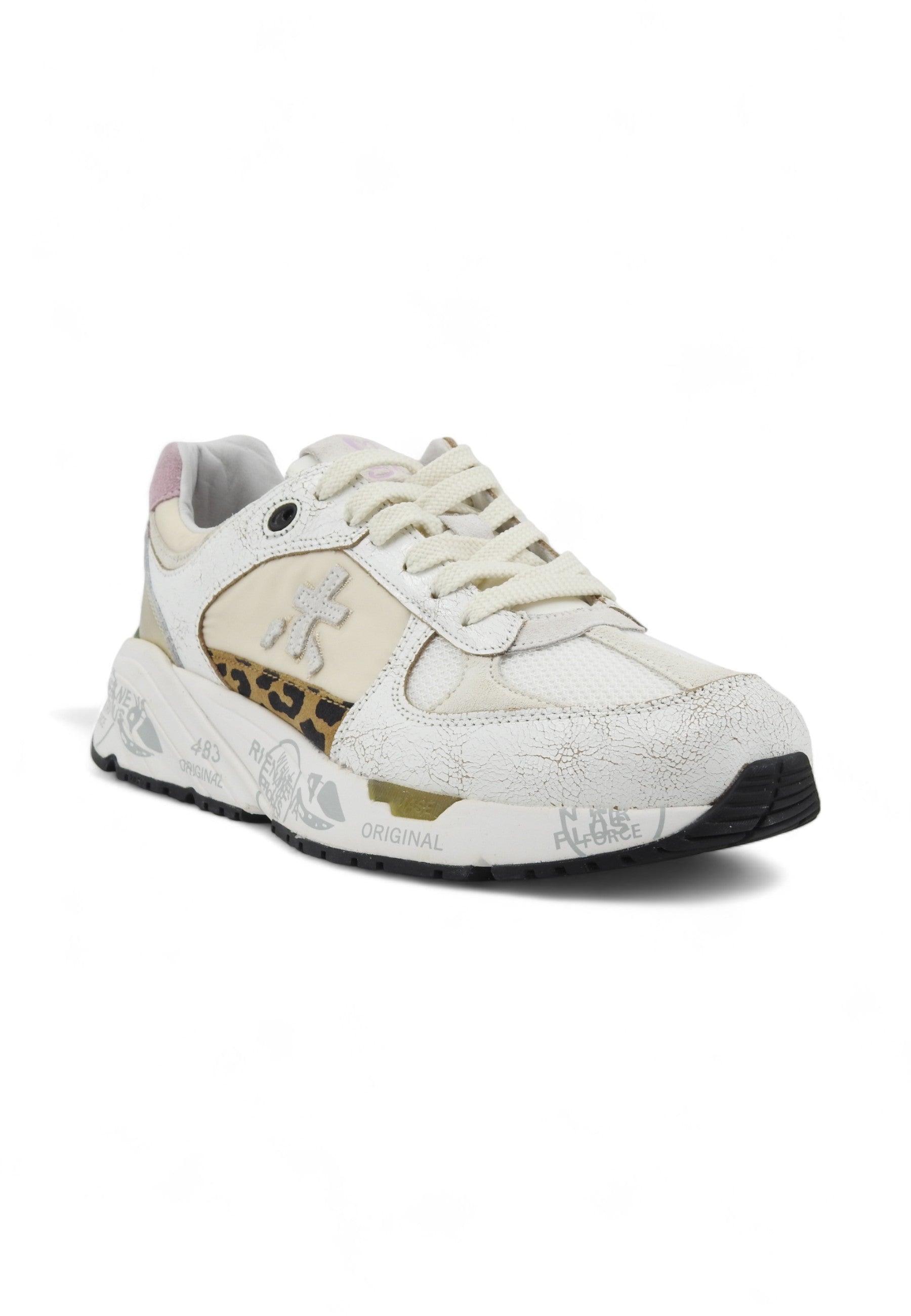 PREMIATA Sneaker Donna White Rose MASED-6680 - Sandrini Calzature e Abbigliamento