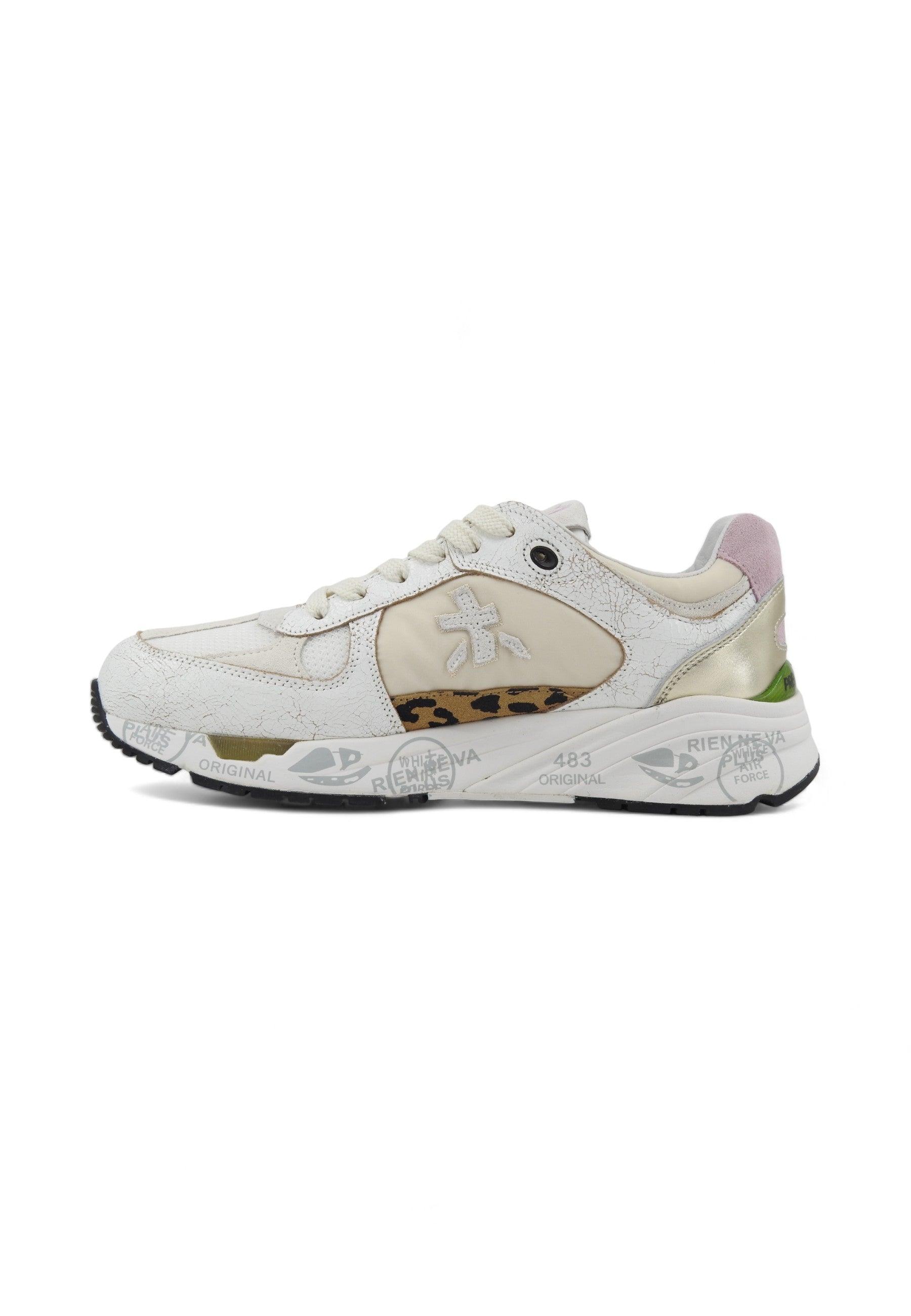 PREMIATA Sneaker Donna White Rose MASED-6680 - Sandrini Calzature e Abbigliamento