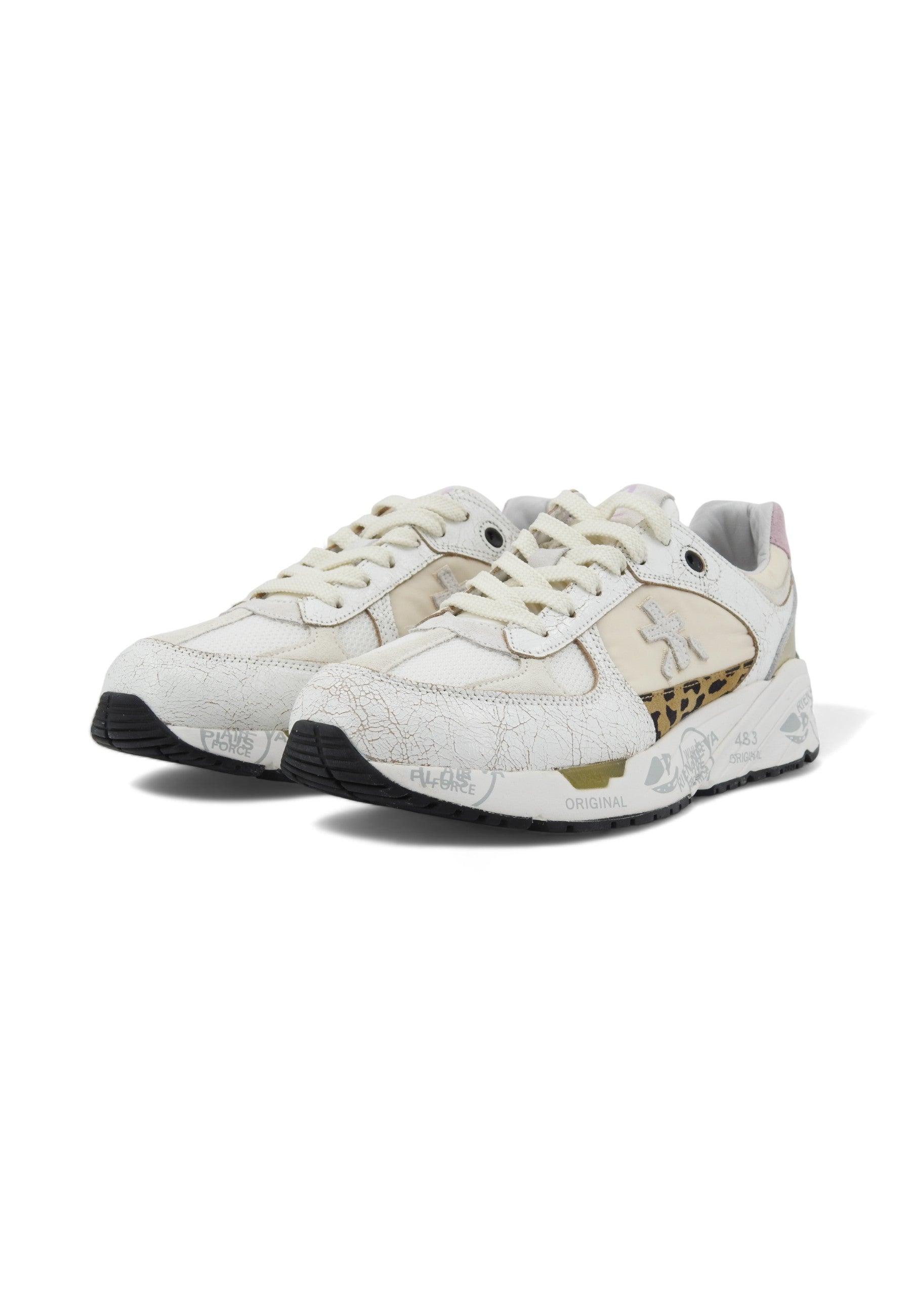PREMIATA Sneaker Donna White Rose MASED-6680 - Sandrini Calzature e Abbigliamento