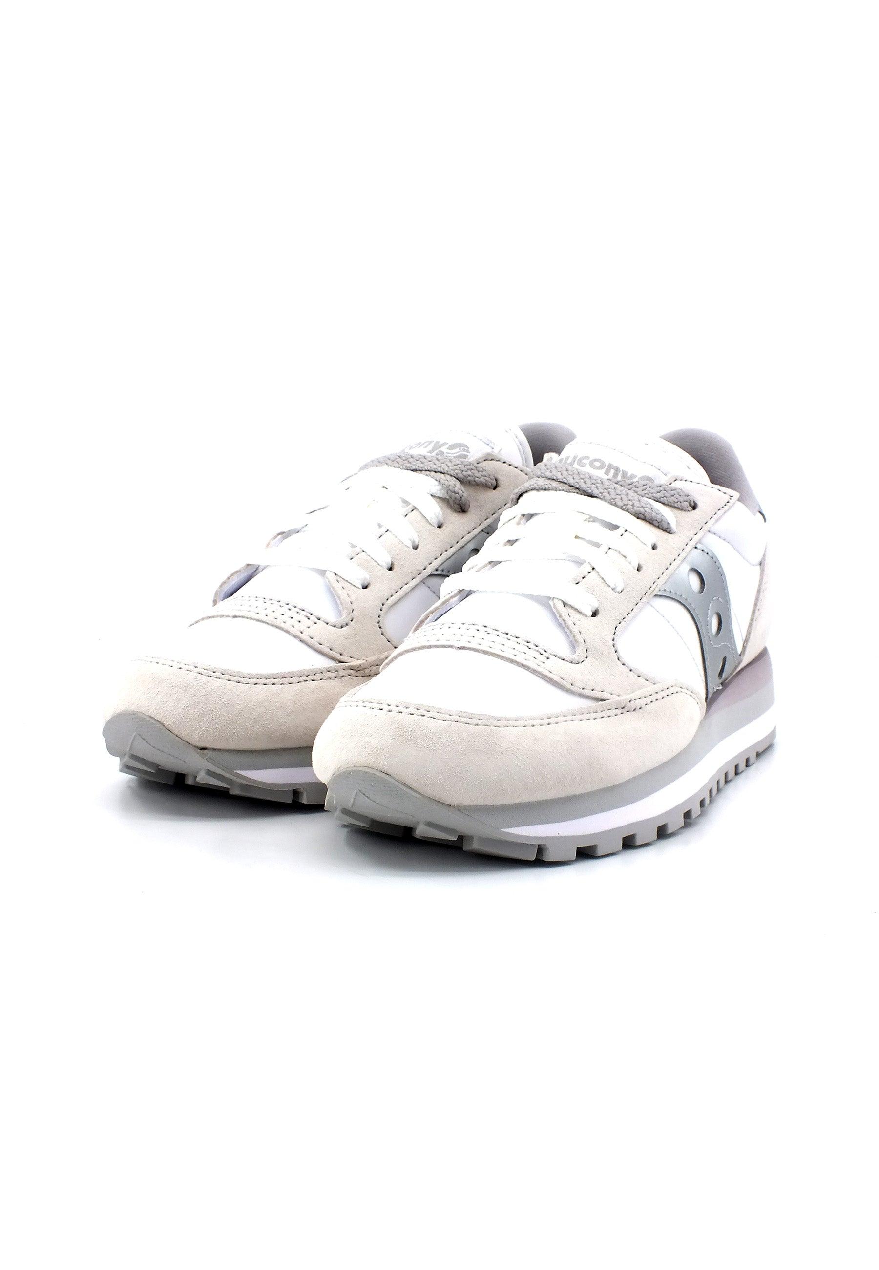 SAUCONY Jazz Triple Sneaker Donna White Silver S60530-16 - Sandrini Calzature e Abbigliamento