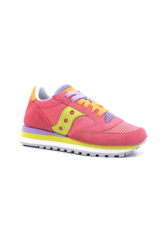 SAUCONY Jazz Triple Summer Sneaker Donna Light Pink Lime S60766-1 - Sandrini Calzature e Abbigliamento