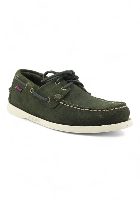 SEBAGO Mocassino Vela Uomo Green 7111PTW-XP8 - Sandrini Calzature e Abbigliamento