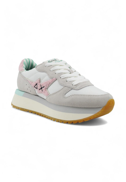 SUN68 Big Stargirl Sneaker Donna Bianco Z34215 - Sandrini Calzature e Abbigliamento