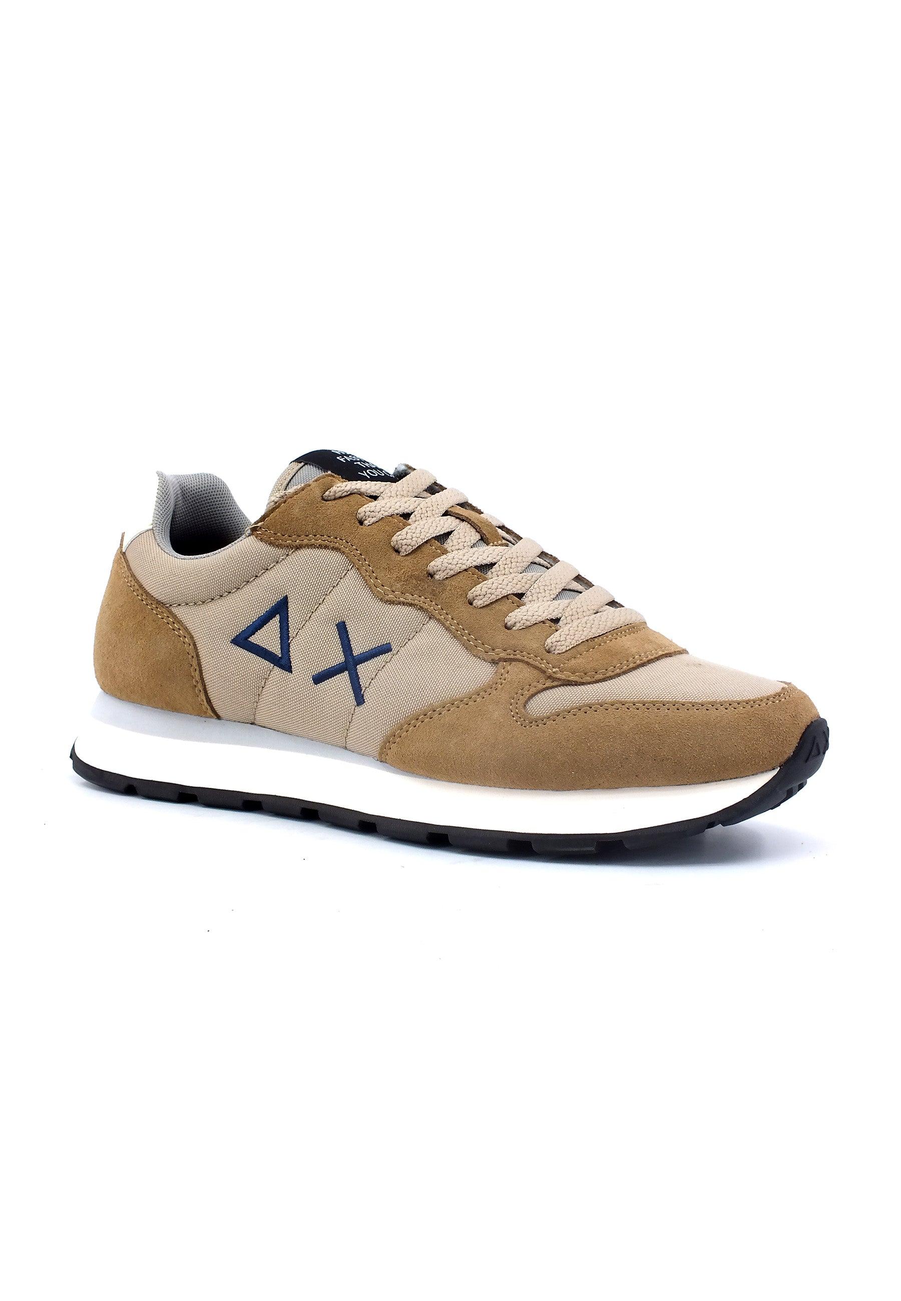 SUN68 Tom Solid Sneaker Uomo Beige Scuro Z43101 - Sandrini Calzature e Abbigliamento