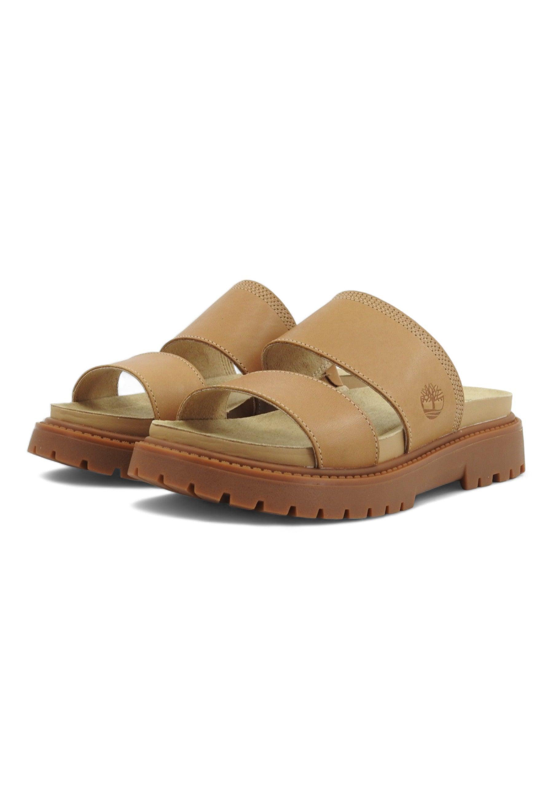 TIMBERLAND Clairemont Ciabatta Donna Beige TB0A63P4EN2 - Sandrini Calzature e Abbigliamento
