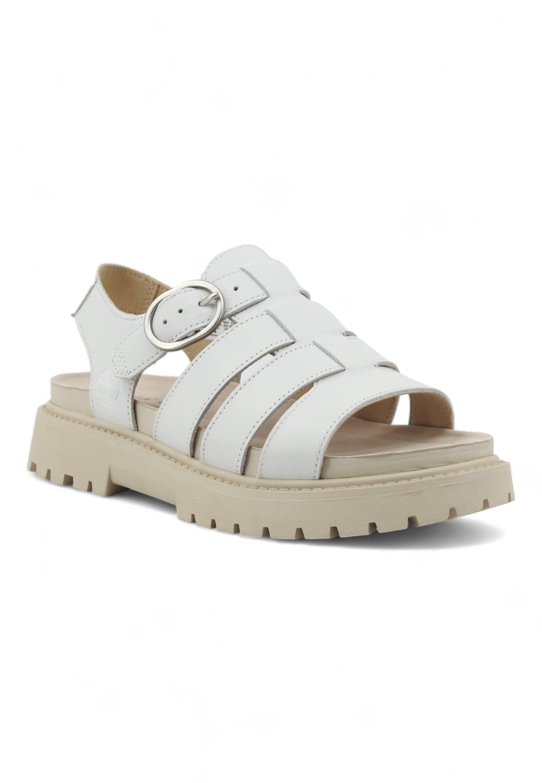 TIMBERLAND Clairemont Way Sandalo Donna White TB0A62WREM2 - Sandrini Calzature e Abbigliamento