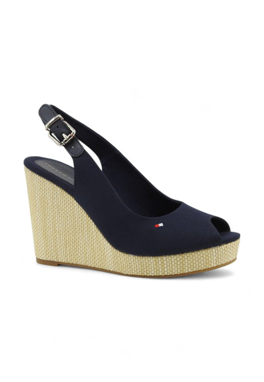 TOMMY HILFIGER Sandalo Donna Space Blue FW0FW04789 - Sandrini Calzature e Abbigliamento