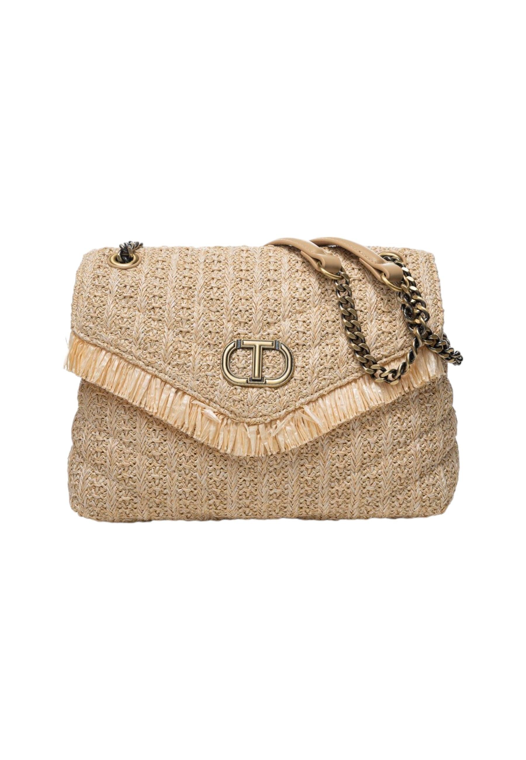 TWINSET Borsa Tracolla Donna Almond 241TB7290 - Sandrini Calzature e Abbigliamento