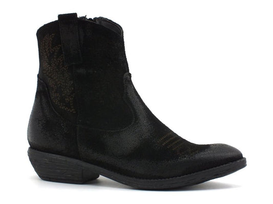 DIVINE FOLLIE Stivaletto Texano Nero MARTA80 - Sandrini Calzature e Abbigliamento