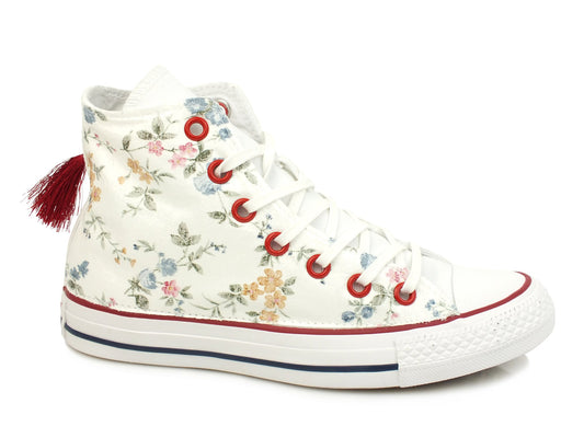 CONVERSE C.T. All Star LTD Hi Optical White Red Black 160421C