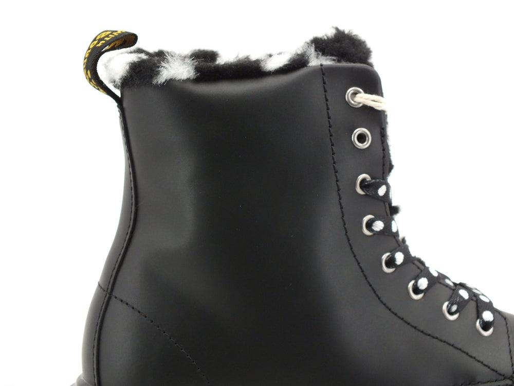 DR. MARTENS Serena Romario Anfibio Lacci Pelo Black 1460J-26995001 - Sandrini Calzature e Abbigliamento