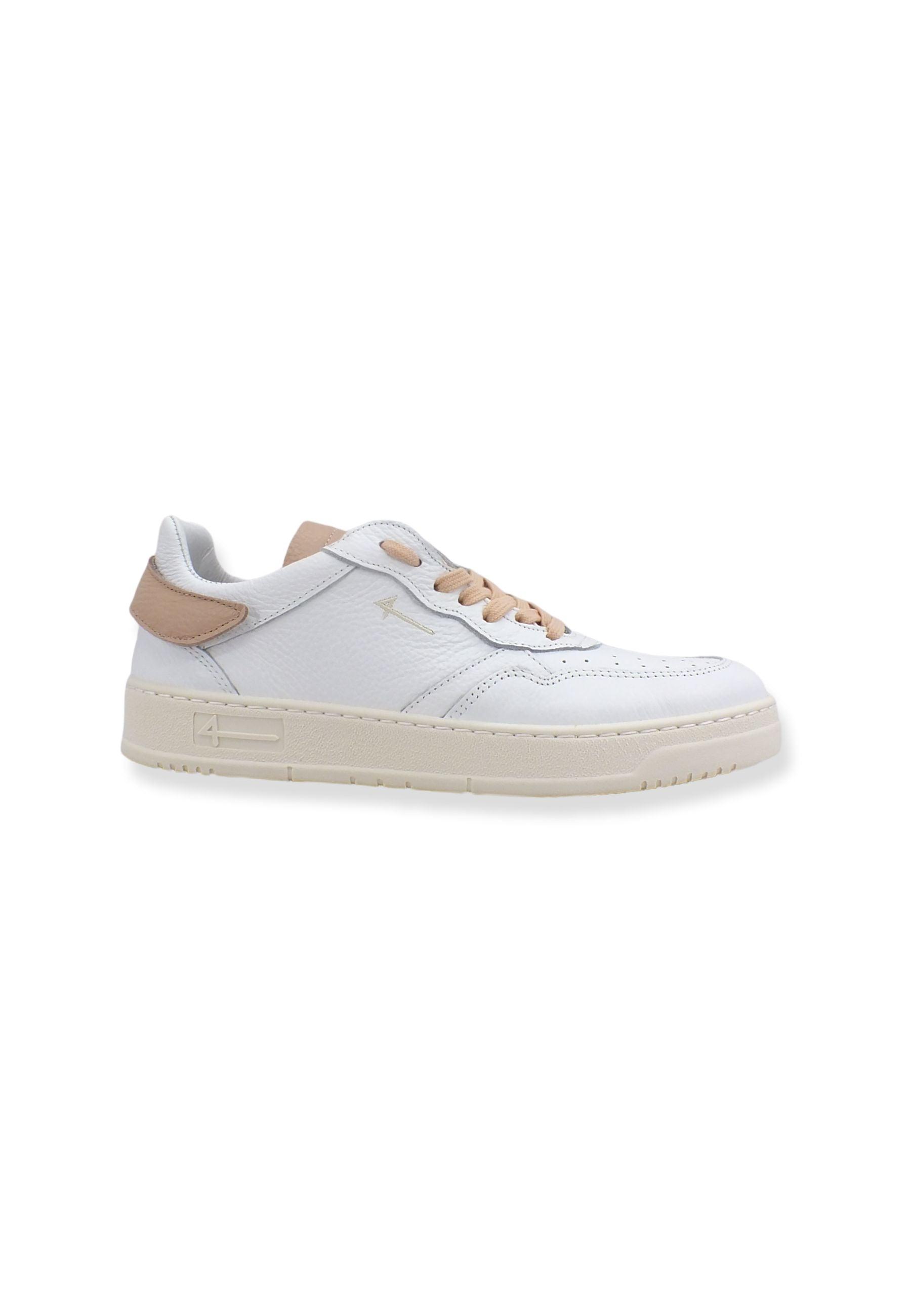 4LINE Fourline Sneaker Low Max Bianco Rosa X02 - Sandrini Calzature e Abbigliamento
