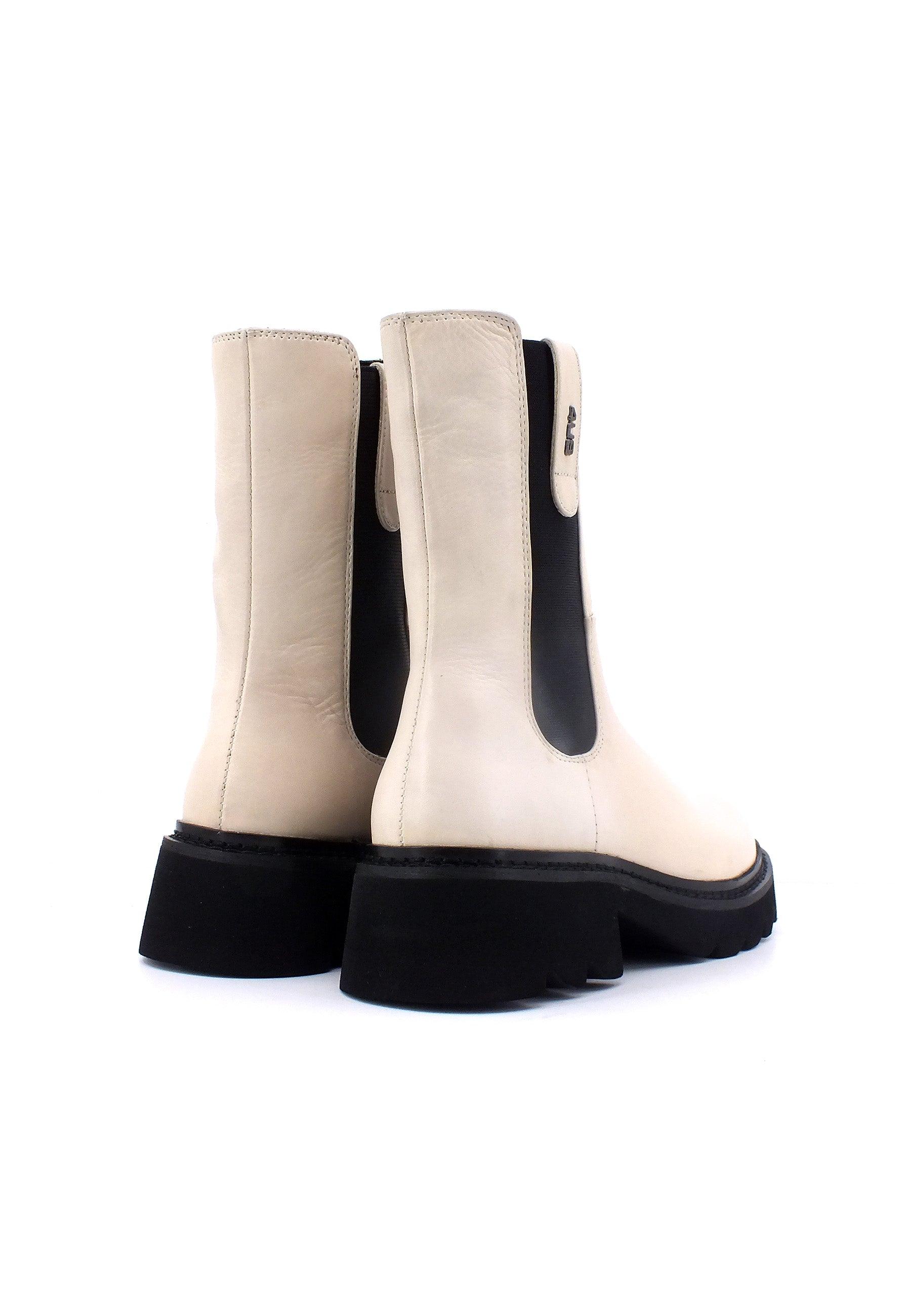 4US PACIOTTI Stivaletto Polacco Donna Latte Beige STREETE-001 - Sandrini Calzature e Abbigliamento