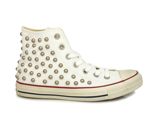 CONVERSE C.T. All Star Distressed Hi White Garnet 160959C