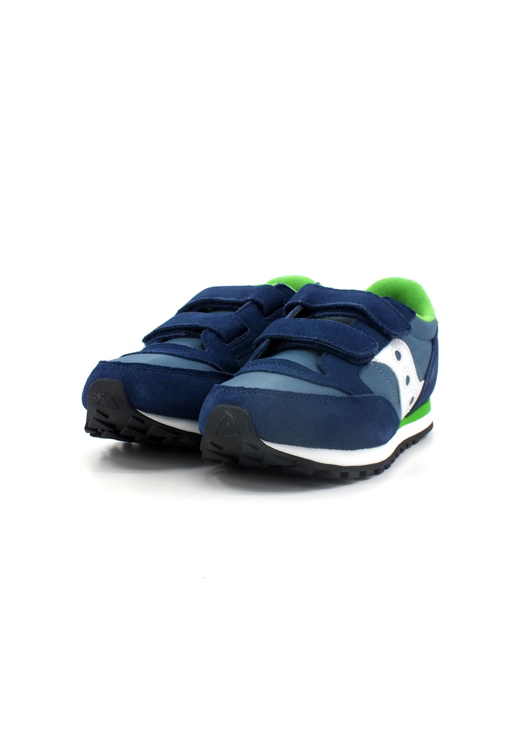 SAUCONY Jazz Double Sneaker Bambino Blue Green SK266326 - Sandrini Calzature e Abbigliamento