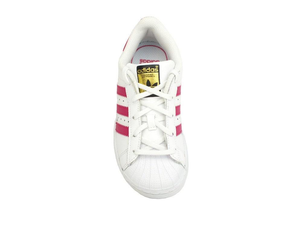 ADIDAS Superstar C White Bopink BA8382 - Sandrini Calzature e Abbigliamento