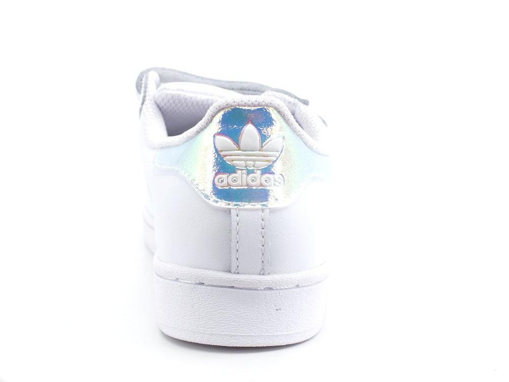 ADIDAS Superstar CF C Sneaker Strappi White FV3655 - Sandrini Calzature e Abbigliamento