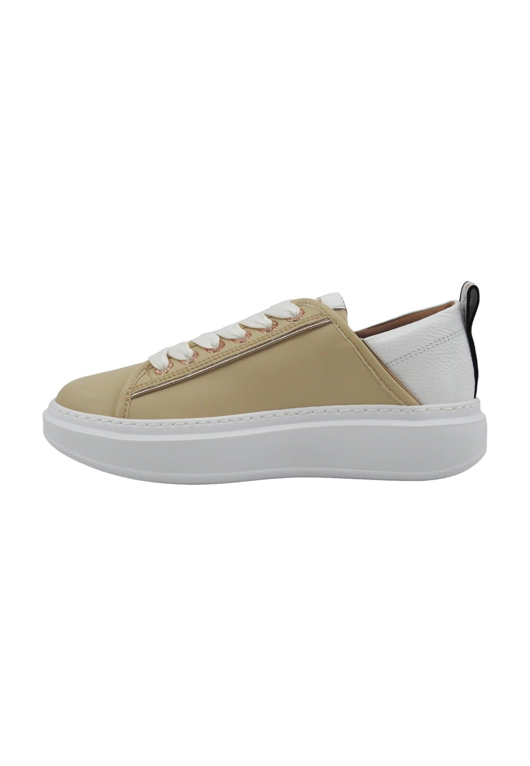 ALEXANDER SMITH Wembley Sneaker Donna Beige White WYW0003 - Sandrini Calzature e Abbigliamento