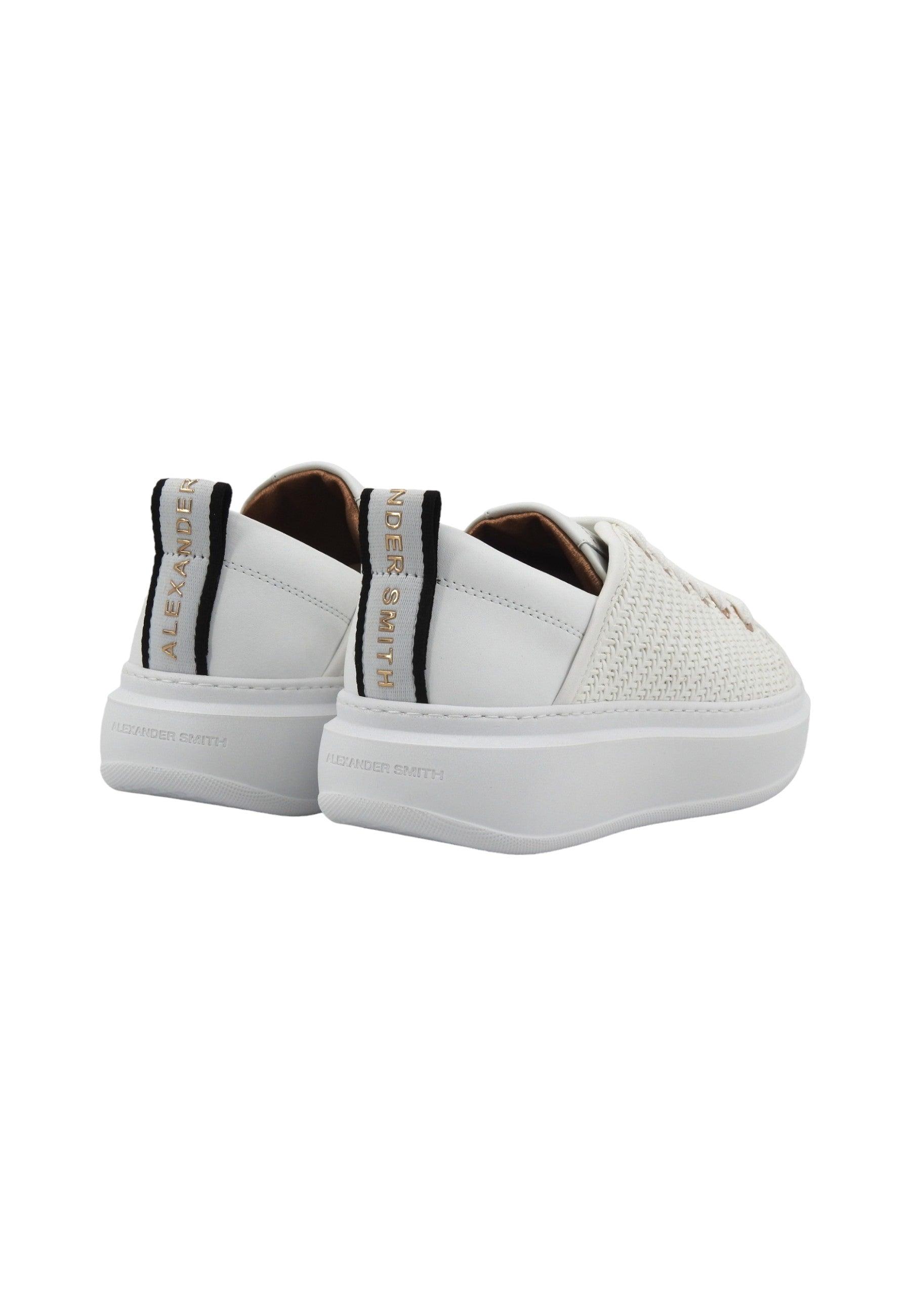 ALEXANDER SMITH Wembley Sneaker Donna Total White WYW0431 - Sandrini Calzature e Abbigliamento