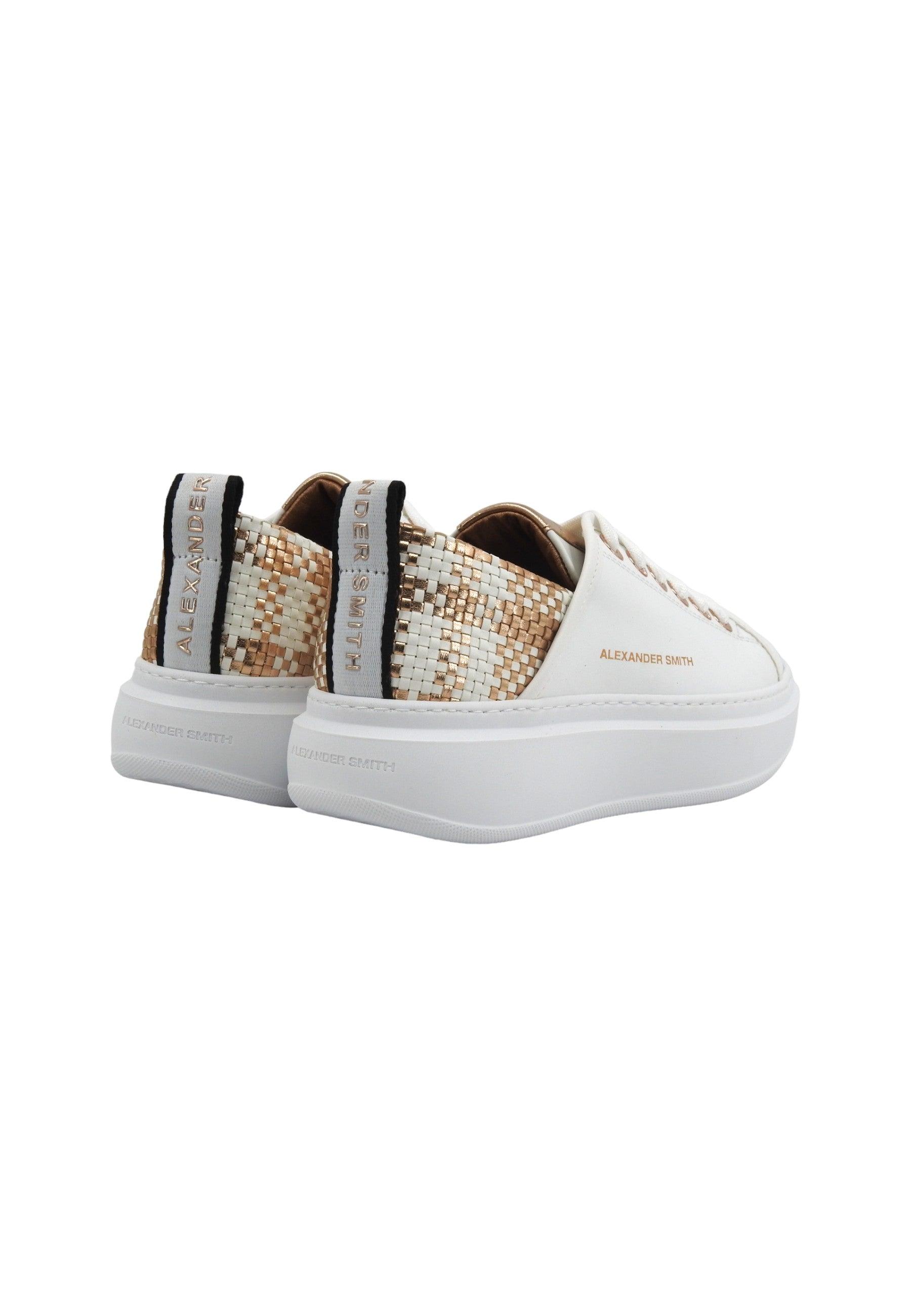 ALEXANDER SMITH Wembley Sneaker Donna White Copper WYW0421 - Sandrini Calzature e Abbigliamento