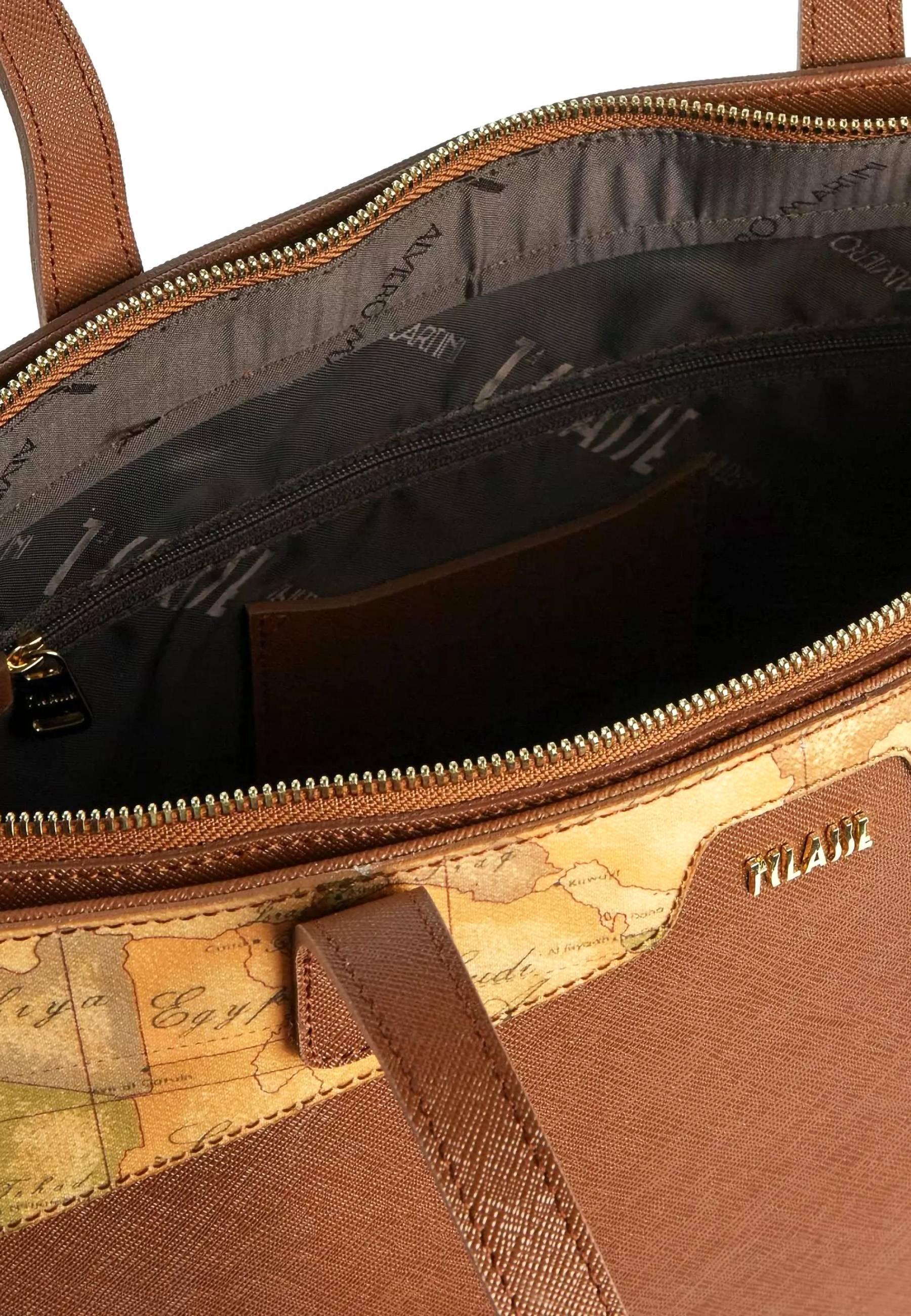 ALVIERO MARTINI 1° CLASSE Borsa Large Shopping Chestnut GV69-9407 - Sandrini Calzature e Abbigliamento