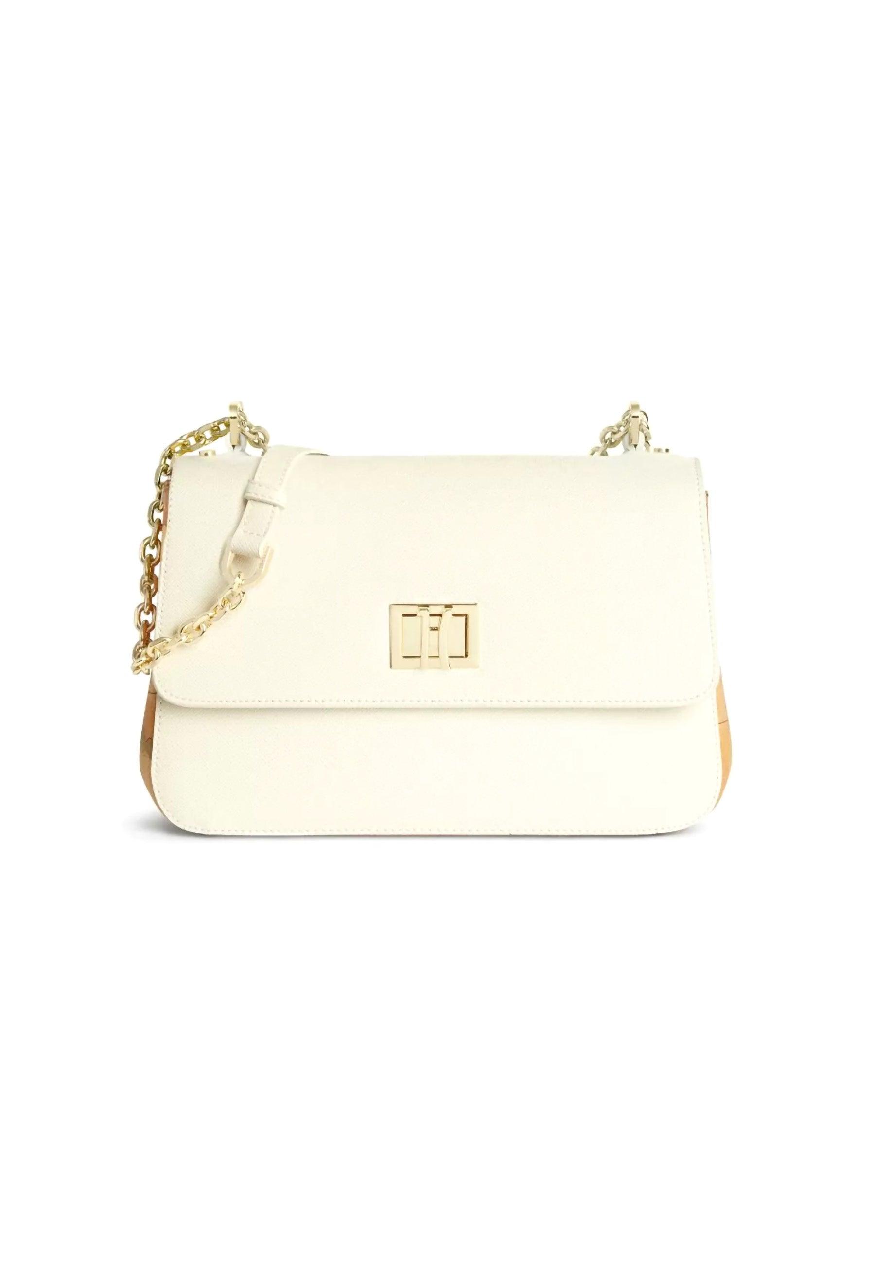 ALVIERO MARTINI 1° CLASSE Borsa Shoulder White Cotton GV01-T407 - Sandrini Calzature e Abbigliamento