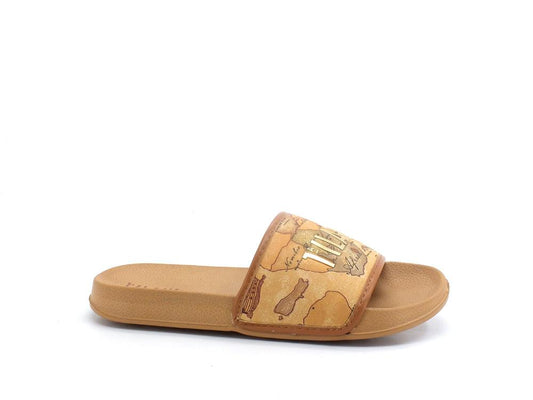 ALVIERO MARTINI 1° CLASSE Ciabatta Gomma Fascia Geo Beige N1196-0208 - Sandrini Calzature e Abbigliamento