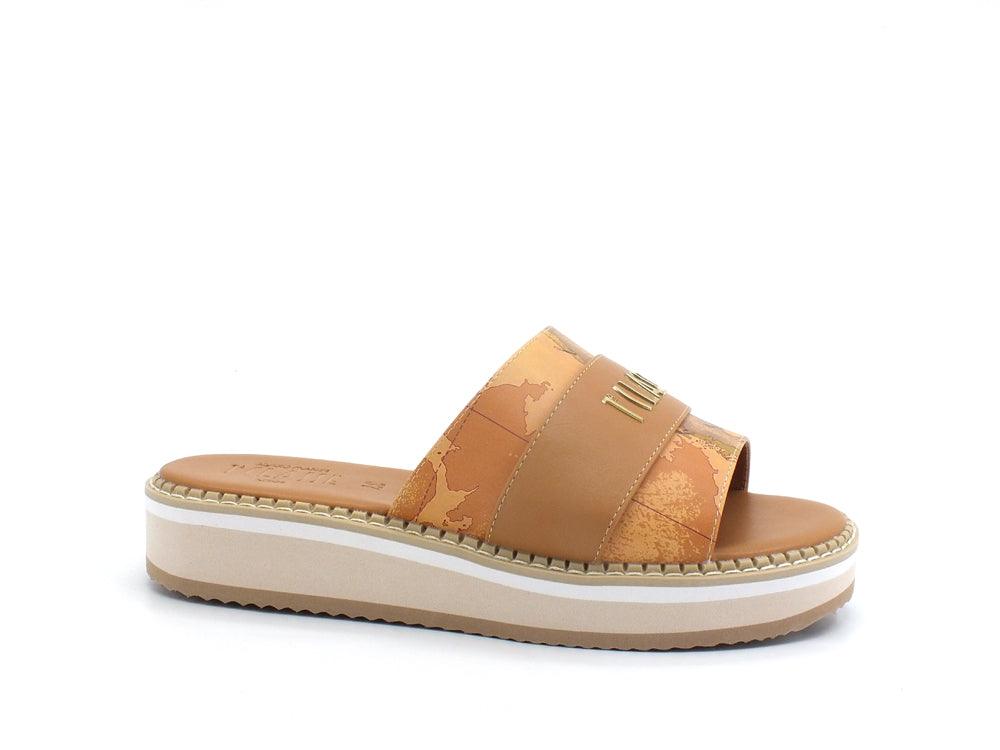 ALVIERO MARTINI 1° CLASSE Ciabatta Platform Beige Geo N1174-0326 - Sandrini Calzature e Abbigliamento