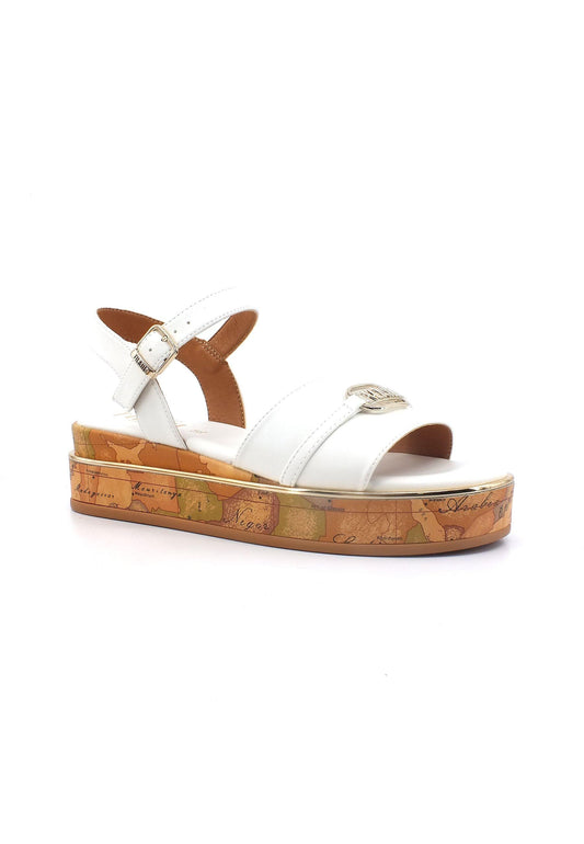 ALVIERO MARTINI 1° CLASSE Sandalo Platform Geo Donna White N1539-0326 - Sandrini Calzature e Abbigliamento