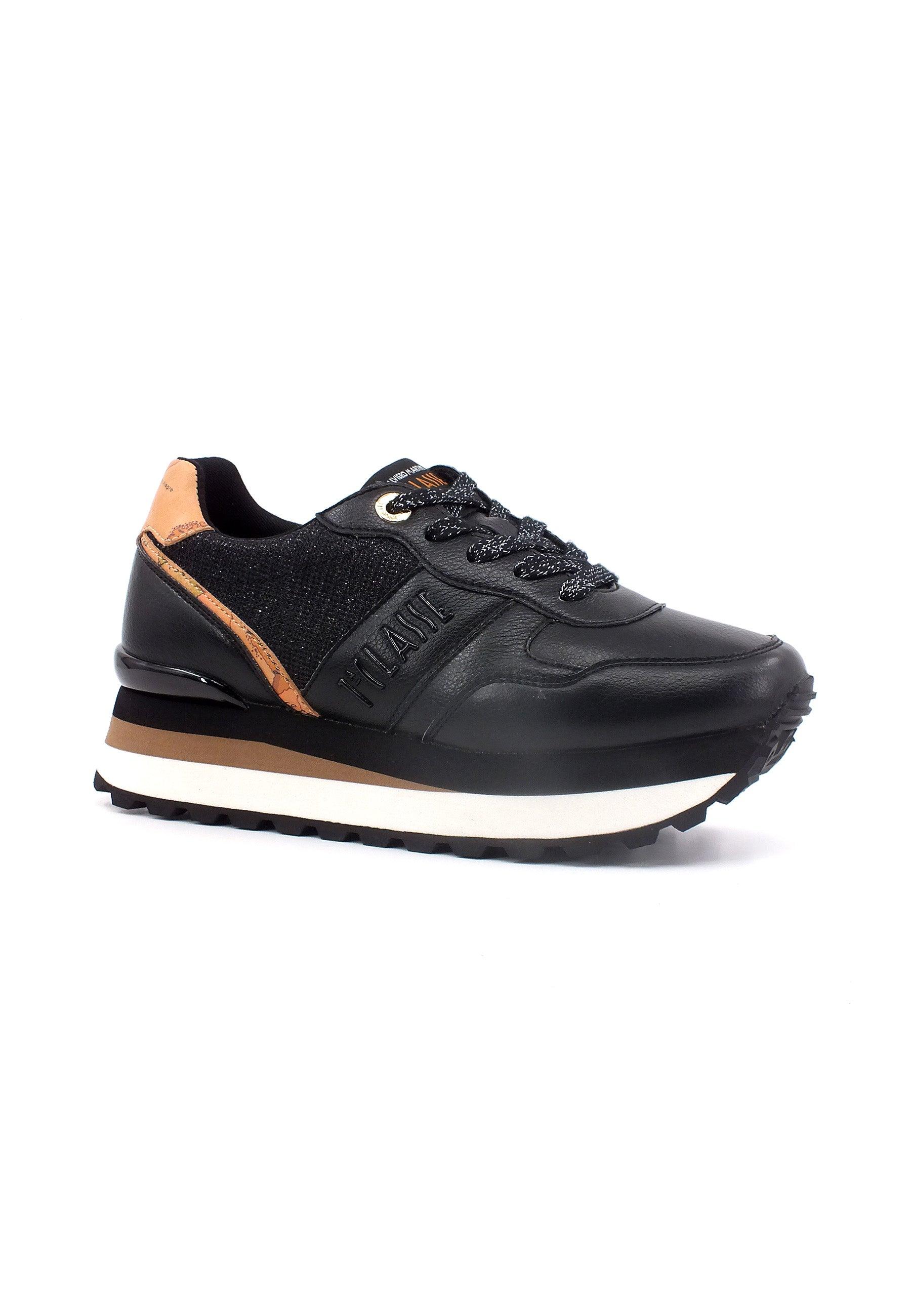 ALVIERO MARTINI 1° CLASSE Sneaker Donna Black Beige Geo N1692-0558 - Sandrini Calzature e Abbigliamento