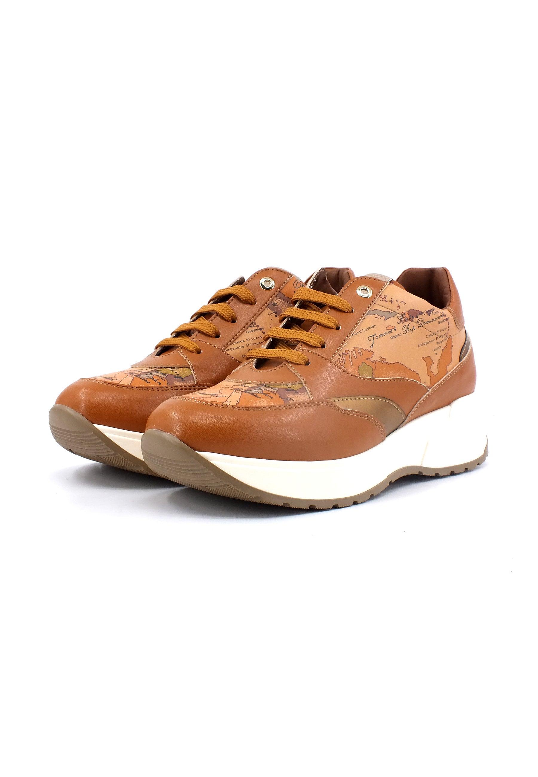 ALVIERO MARTINI 1° CLASSE Sneaker Donna Cuoio Geo Beige N1709-1364 - Sandrini Calzature e Abbigliamento