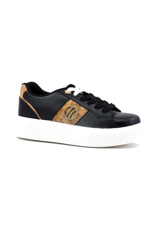 ALVIERO MARTINI 1° CLASSE Sneaker Geo Gold Donna Black Z0393-201H - Sandrini Calzature e Abbigliamento