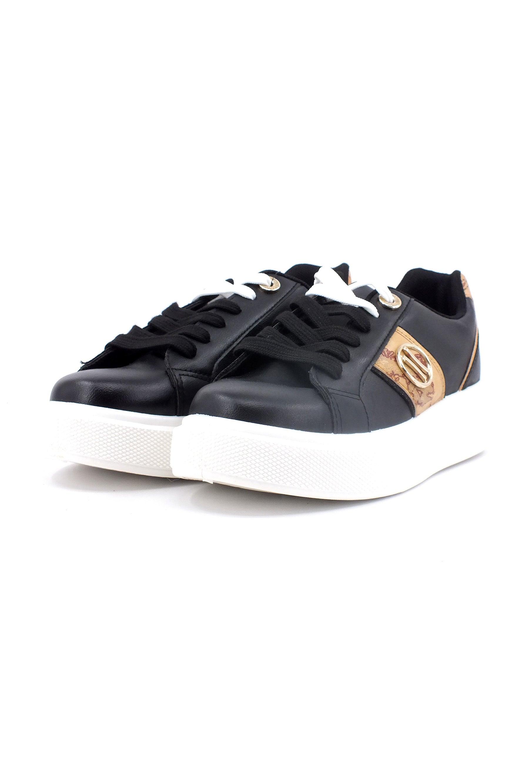 ALVIERO MARTINI 1° CLASSE Sneaker Geo Gold Donna Black Z0393-201H - Sandrini Calzature e Abbigliamento