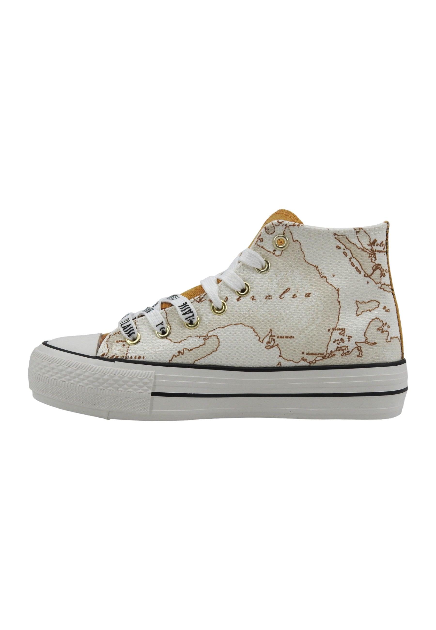 ALVIERO MARTINI 1° CLASSE Sneaker Hi Donna White Z0864-796C - Sandrini Calzature e Abbigliamento
