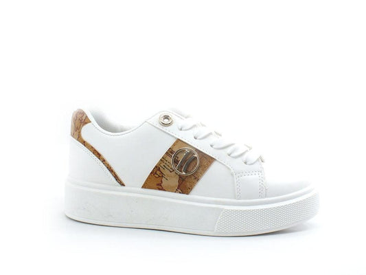 ALVIERO MARTINI 1° CLASSE Sneaker Platform Banda White Bianco Z0257-300B - Sandrini Calzature e Abbigliamento