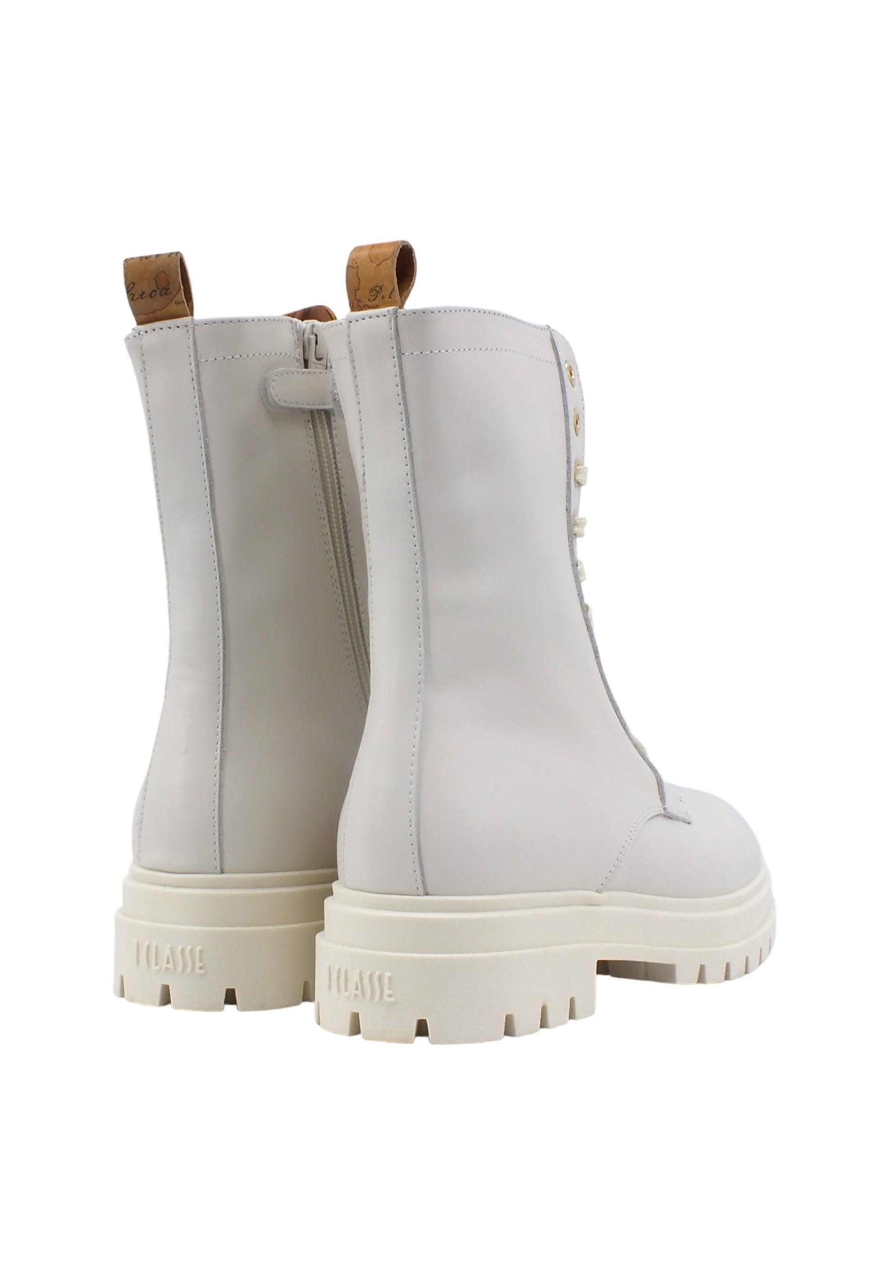 ALVIERO MARTINI 1° CLASSE Stivaletto Anfibio Donna Beige Bianco N1766-0092 - Sandrini Calzature e Abbigliamento