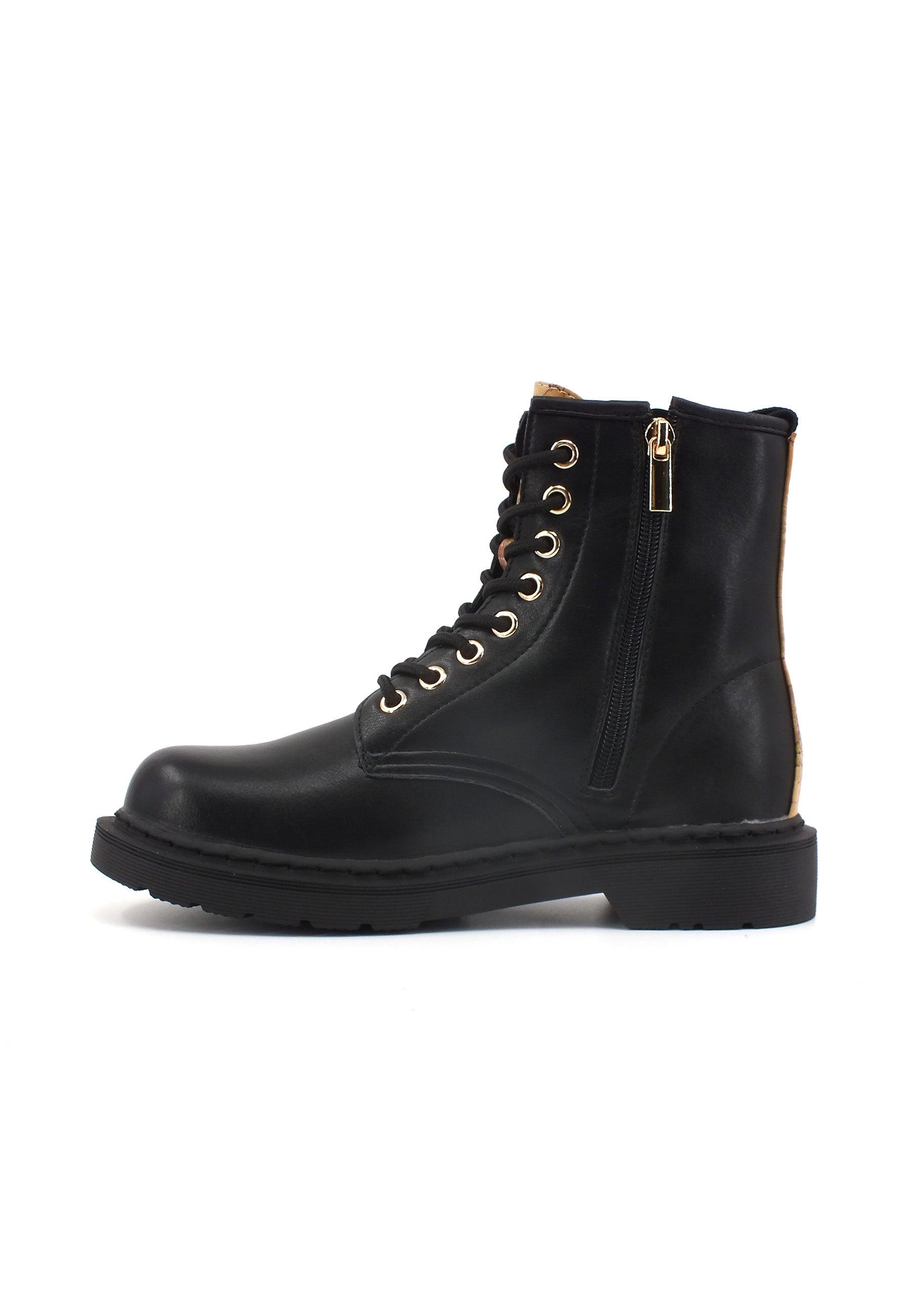 ALVIERO MARTINI 1° CLASSE Stivaletto Anfibio Donna Black Z0642-201C - Sandrini Calzature e Abbigliamento