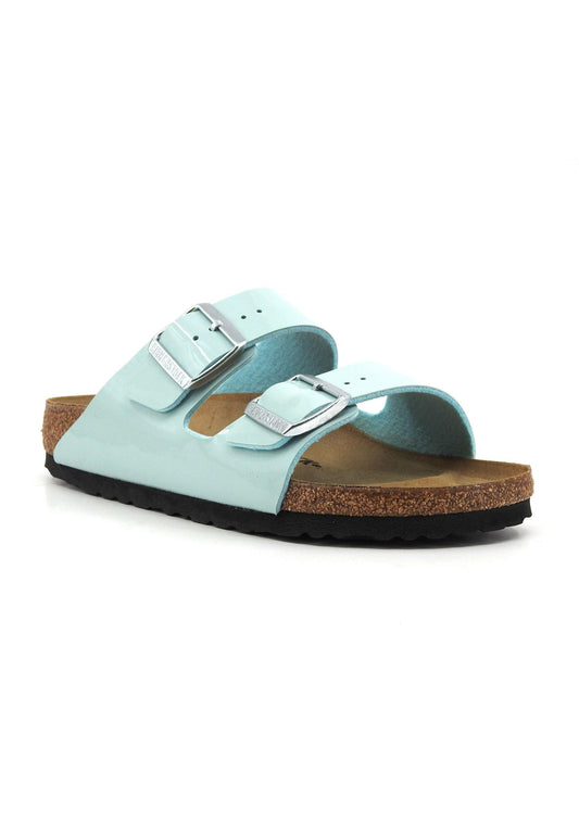 BIRKENSTOCK Arizona Ciabatta Donna Azzurro Surf Green 1026963 - Sandrini Calzature e Abbigliamento