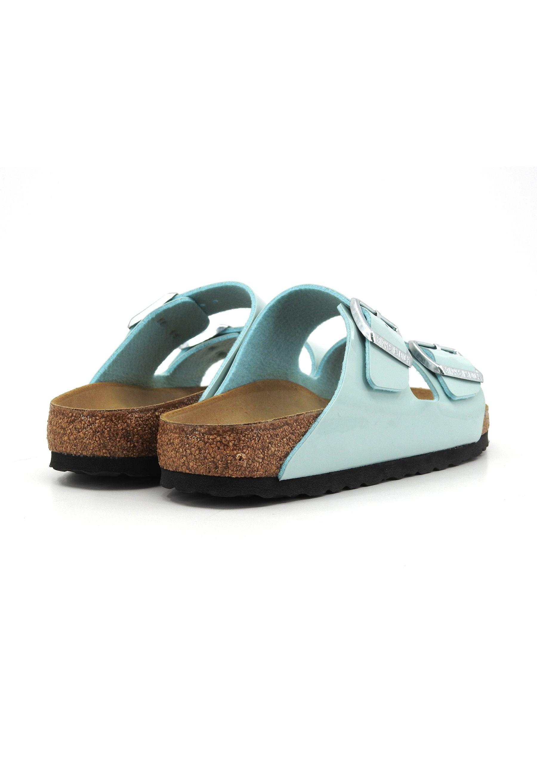 BIRKENSTOCK Arizona Ciabatta Donna Azzurro Surf Green 1026963 - Sandrini Calzature e Abbigliamento