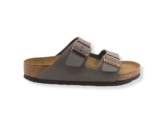 BIRKENSTOCK Arizona Ciabatta Fibbie Uomo Grigio Stone 0151211 - Sandrini Calzature e Abbigliamento