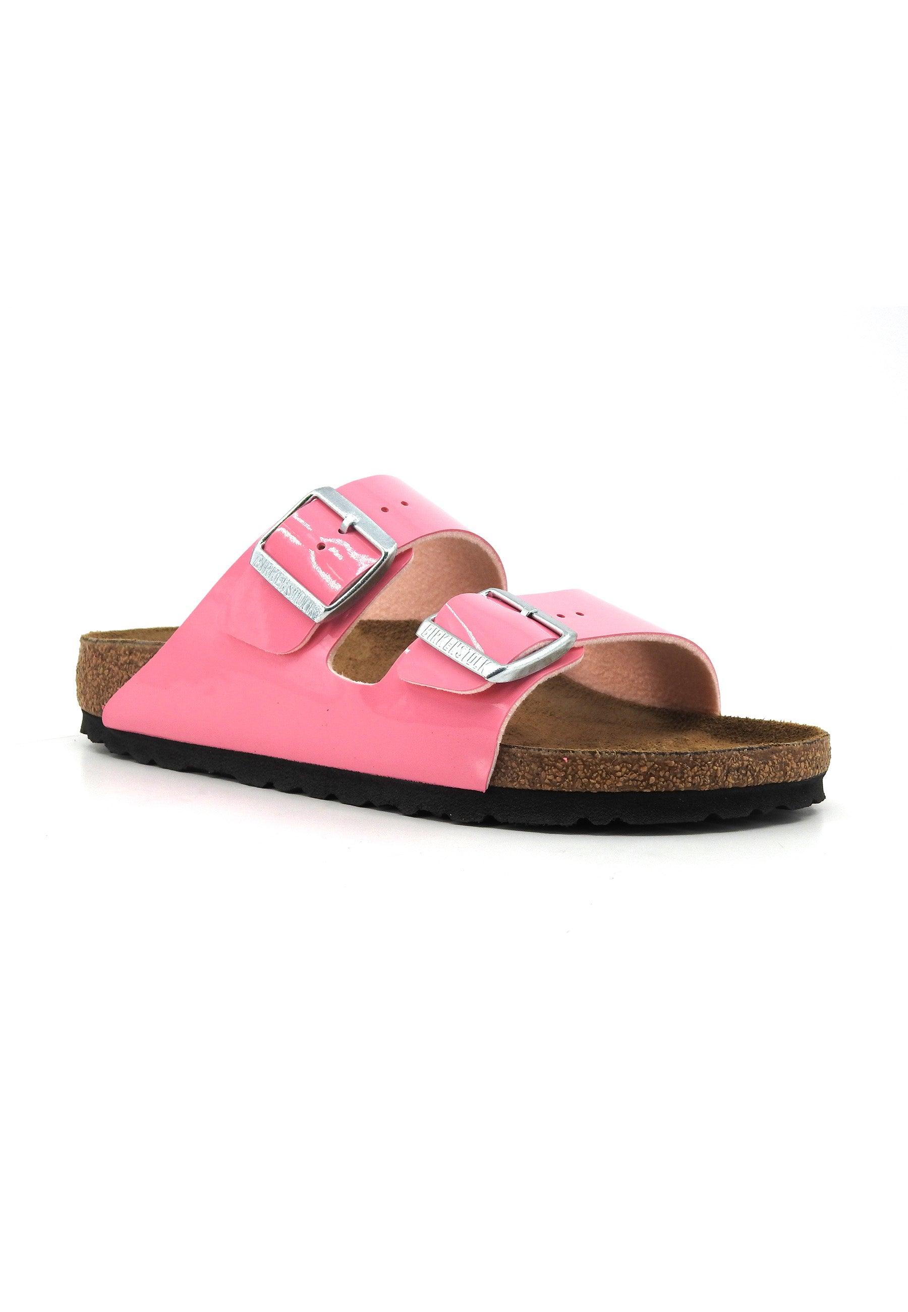 BIRKENSTOCK Arizona Ciabatta PAtent Candy Pink Black 1026957 - Sandrini Calzature e Abbigliamento