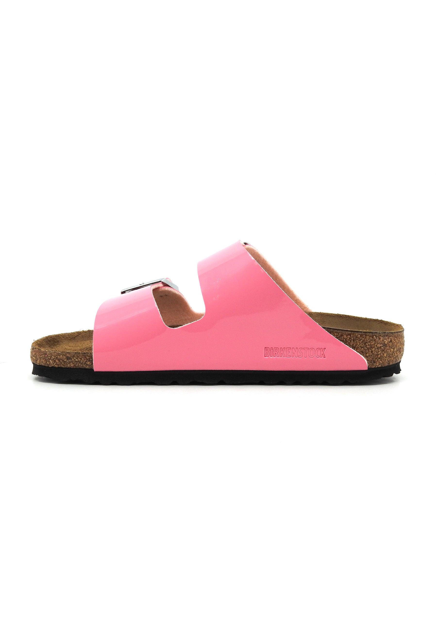 BIRKENSTOCK Arizona Ciabatta PAtent Candy Pink Black 1026957 - Sandrini Calzature e Abbigliamento