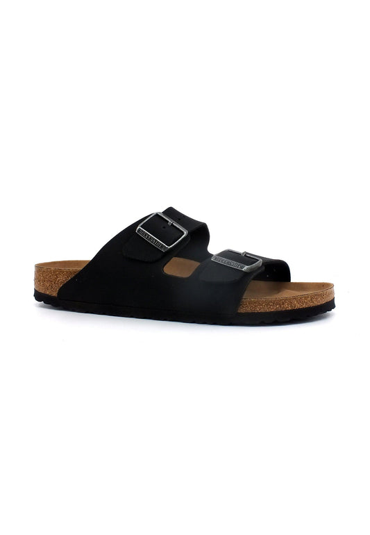BIRKENSTOCK Arizona Narrow Fit Ciabatta Vegan Uomo Black 1019057 - Sandrini Calzature e Abbigliamento