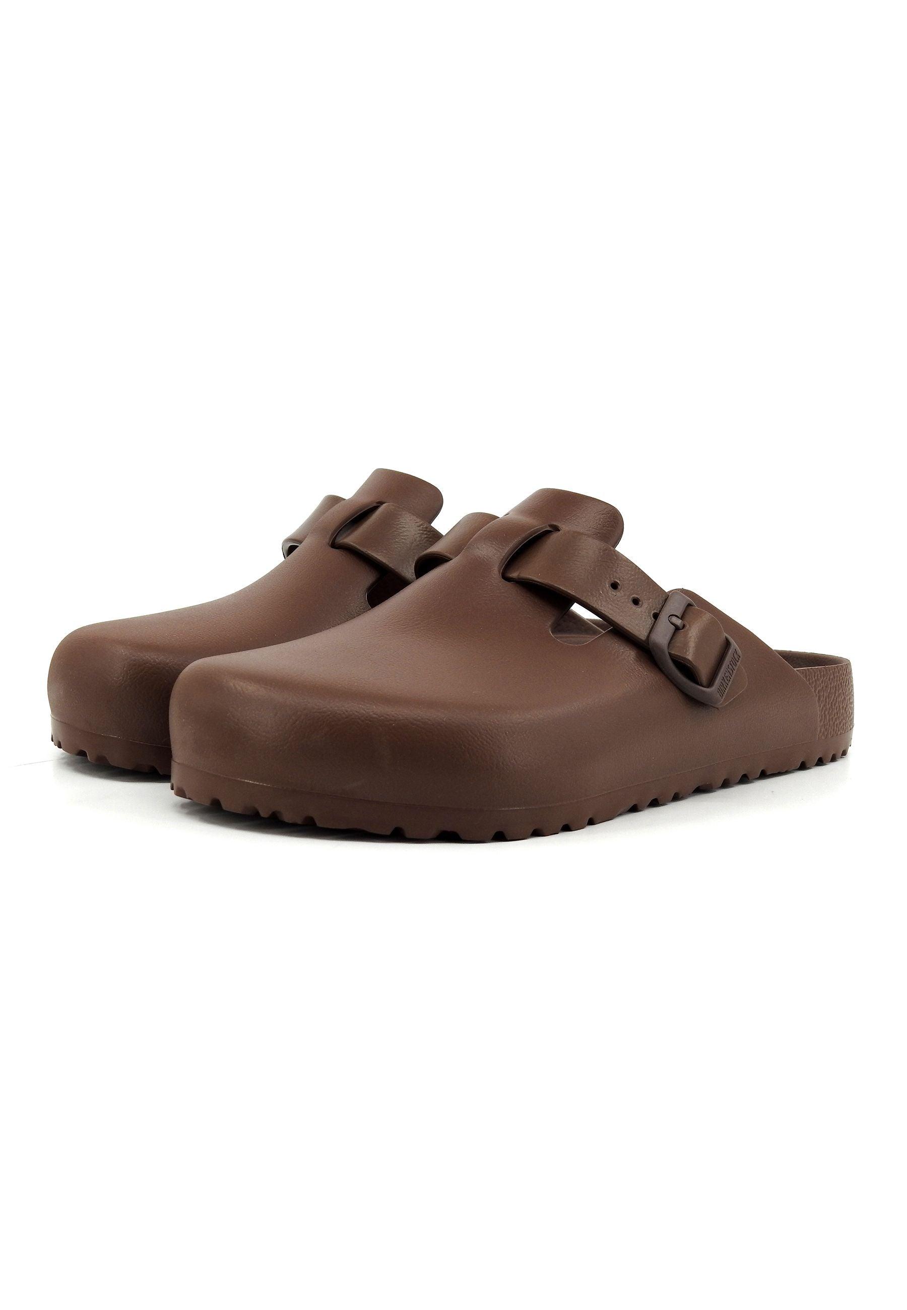 BIRKENSTOCK Boston Eva Ciabatta Uomo Roast Marrone 1027386 - Sandrini Calzature e Abbigliamento