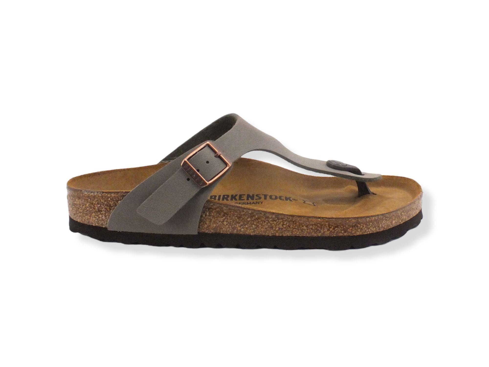 BIRKENSTOCK Gizeh Ciabatta Infradito Fibbia Donna Gigio Stone 0043391 - Sandrini Calzature e Abbigliamento