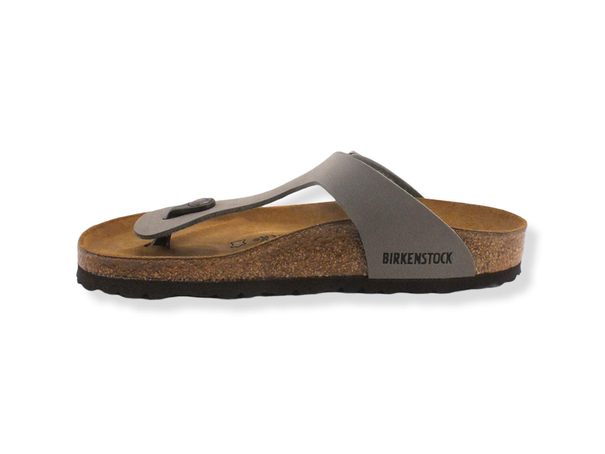 BIRKENSTOCK Gizeh Ciabatta Infradito Fibbia Donna Gigio Stone 0043391 - Sandrini Calzature e Abbigliamento