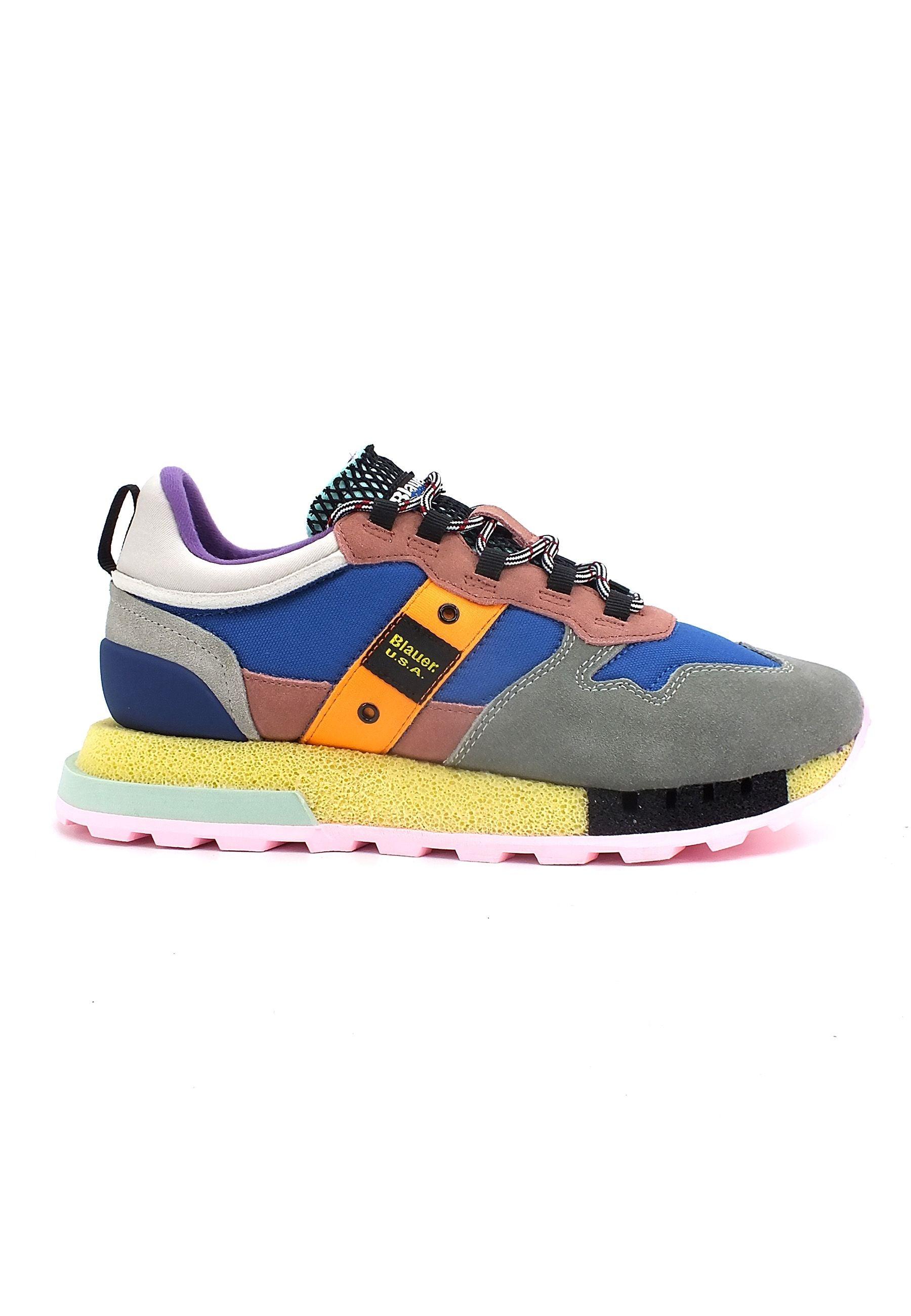 BLAUER Houma 1 Sneaker Donna Royal Blue F2HOUMA01 - Sandrini Calzature e Abbigliamento