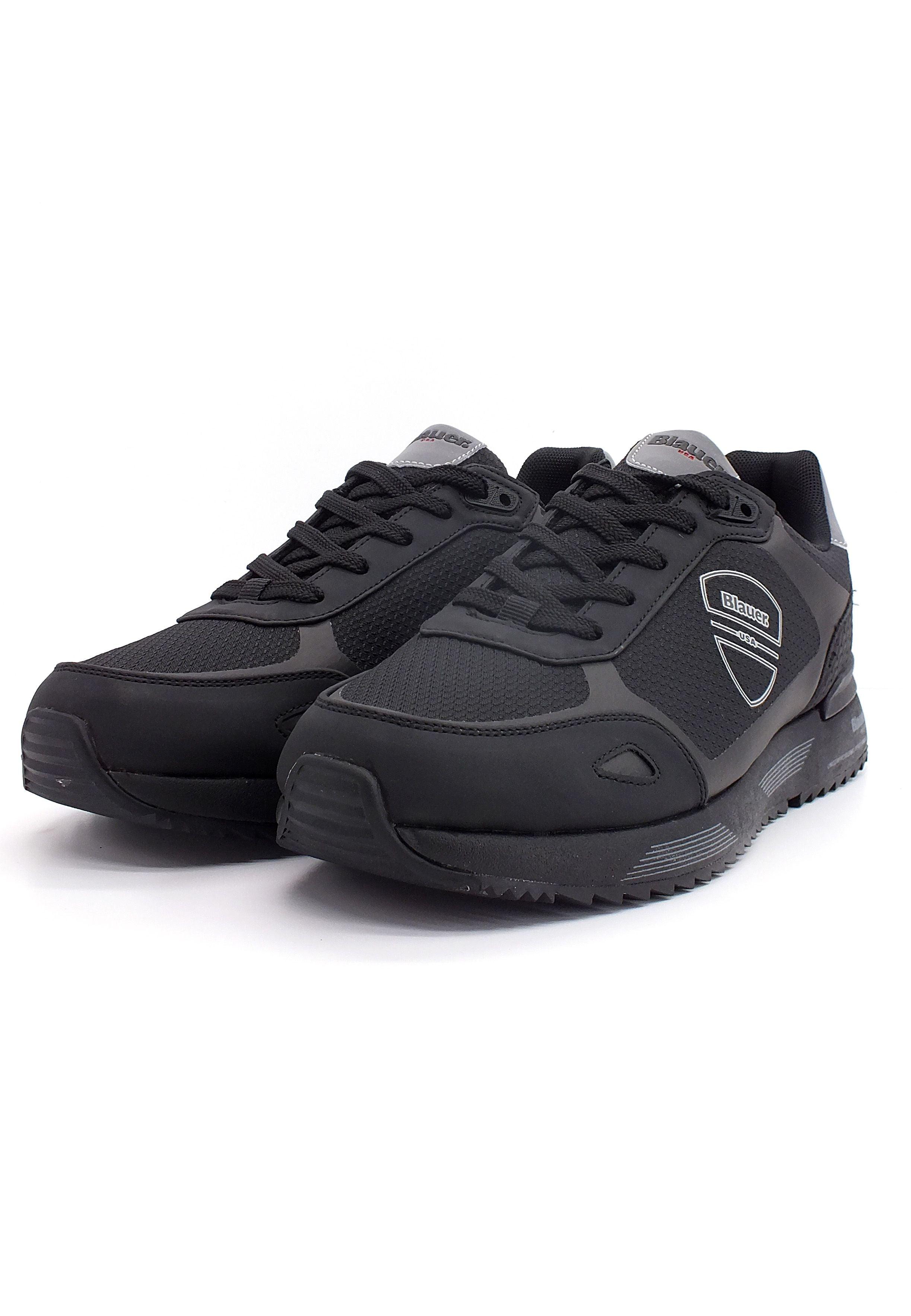 BLAUER Hoxie 02 Sneaker Uomo Black F2HOXIE02 - Sandrini Calzature e Abbigliamento